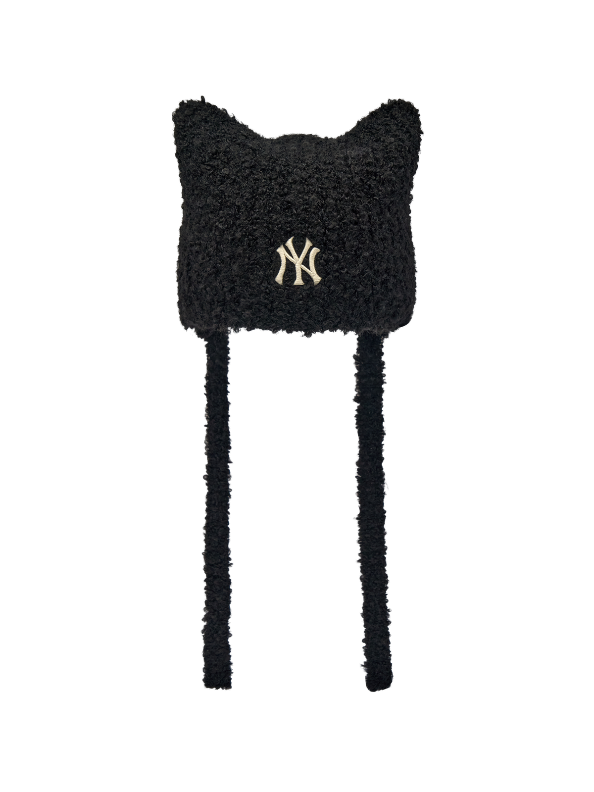 MLB Korea - MLB Meow Earflap Beanie New York Yankees (Black) product image 1 | TRAB K-Fashion Australia