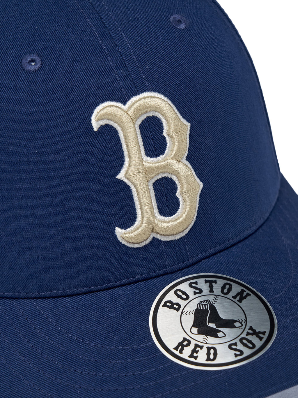 MLB Korea - MLB Signature All-Over Patch Structure Ball Cap Boston Red Sox (Navy) product image 7 | TRAB K-Fashion Australia