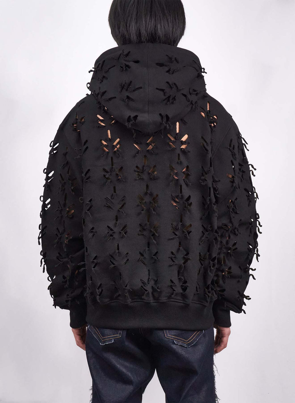 Juntae Kim - Laser-Slashed Hoodie (OC1) product image 4 | TRAB K-Fashion Australia