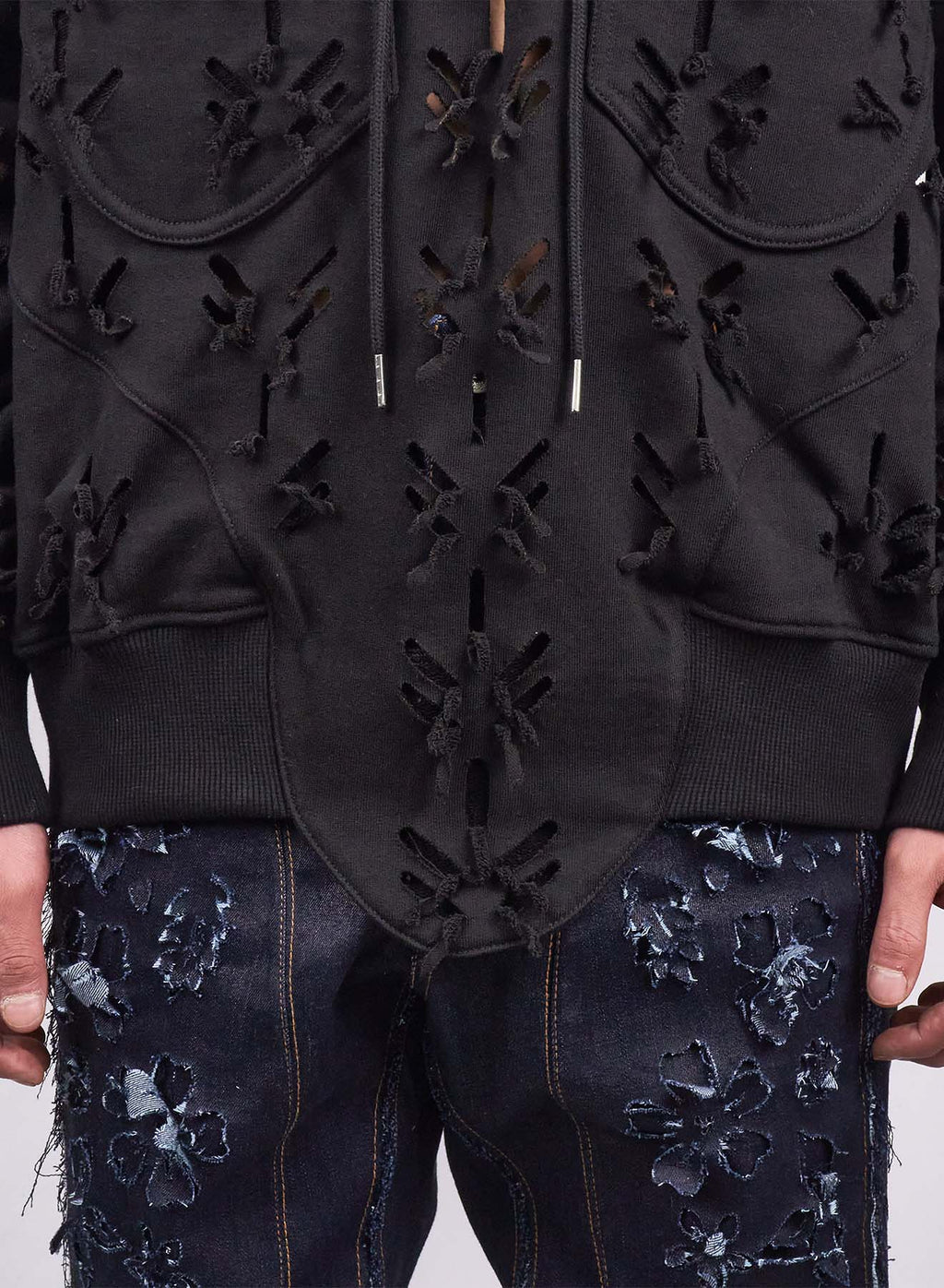 Juntae Kim - Laser-Slashed Hoodie (OC1) product image 6 | TRAB K-Fashion Australia