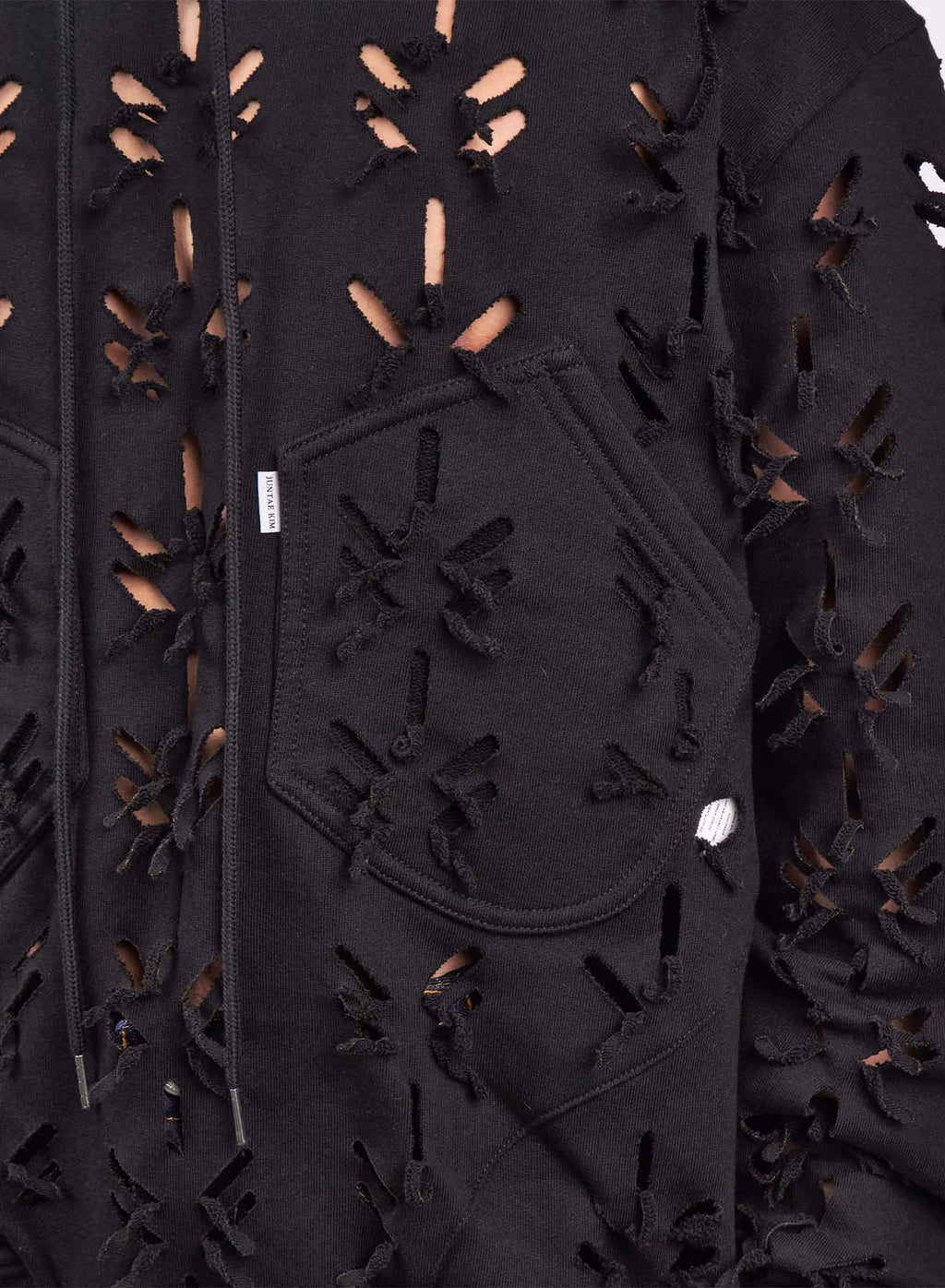 Juntae Kim - Laser-Slashed Hoodie (OC1) product image 7 | TRAB K-Fashion Australia