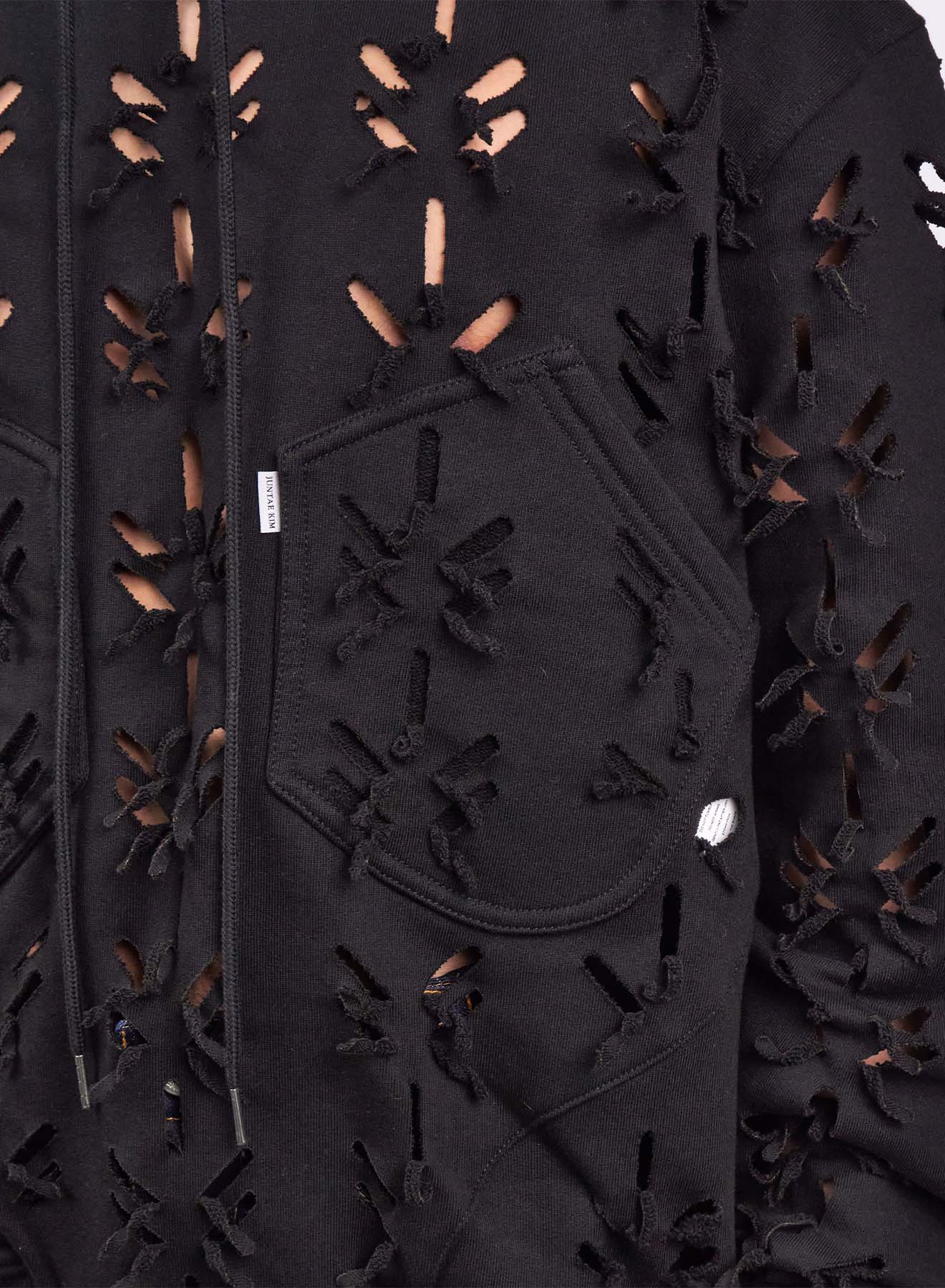 Juntae Kim - Laser-Slashed Hoodie (OC1) product image 7 | TRAB K-Fashion Australia