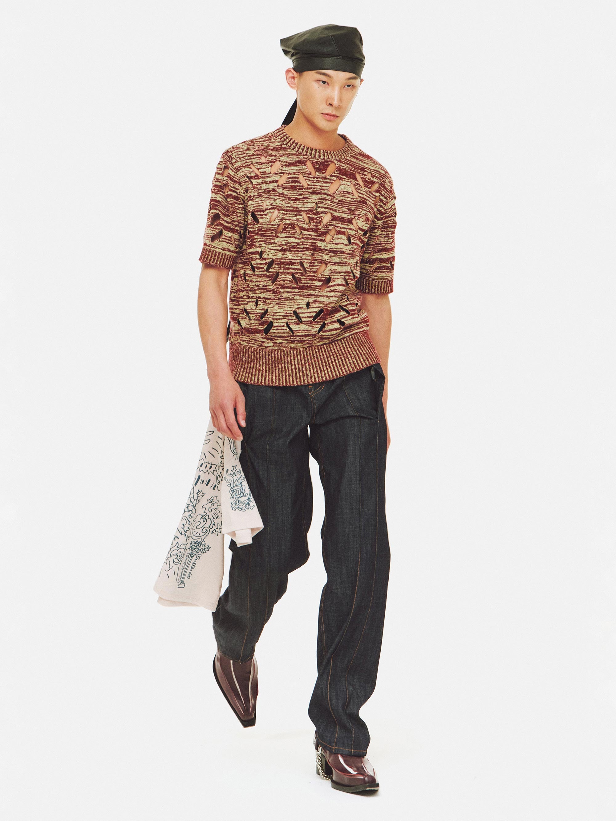Juntae Kim - Slashed Knit Sweater product image 6 | TRAB K-Fashion Australia