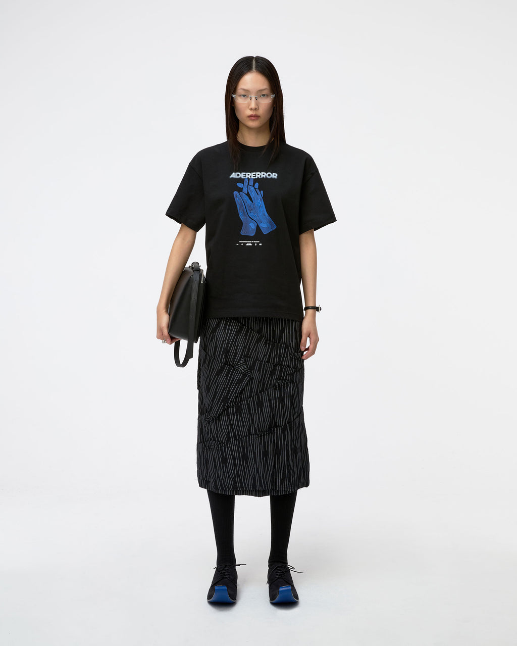 Ader Error - T-shirt Product. 47 (Noir) product image 1 | TRAB K-Fashion Australia