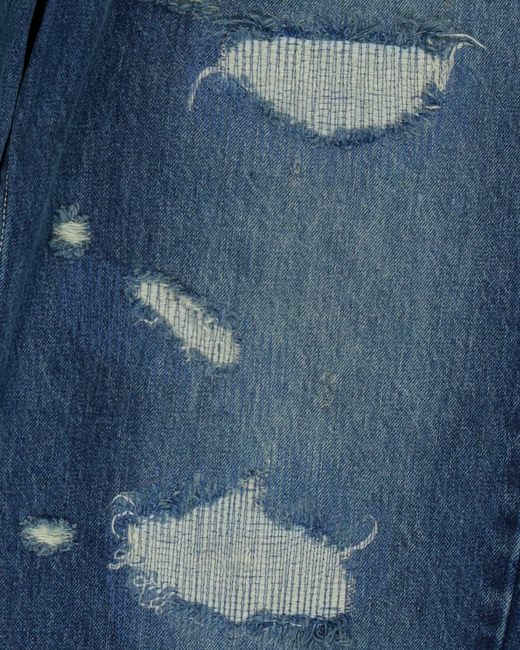 yeseyesee - Distressed 5 Pockets Denim Pants (Medium Indigo) product image 6 | TRAB K-Fashion Australia
