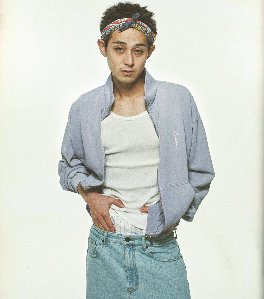 Llege - Garment Dyed Zip-Up Jumper (Lavender) product image 6 | TRAB K-Fashion Australia