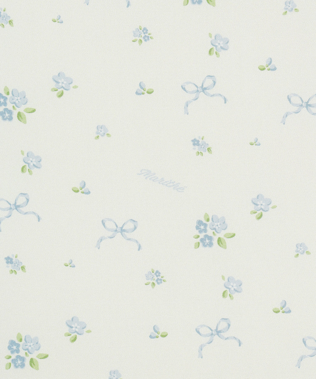 Marithe & Francois Girbaud - Summer Pattern Silk Scarf (Ivory) product image 2 | TRAB K-Fashion Australia