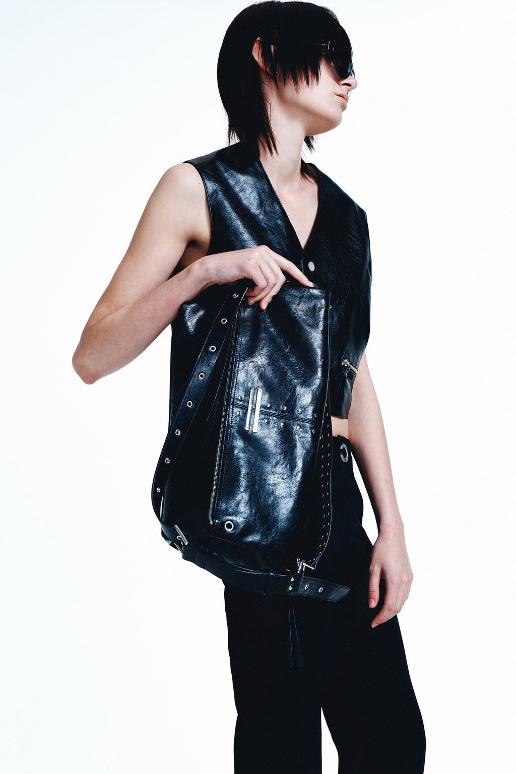 Deinet - 5way Zipper Noir Bag (Black) product image 3 | TRAB K-Fashion Australia