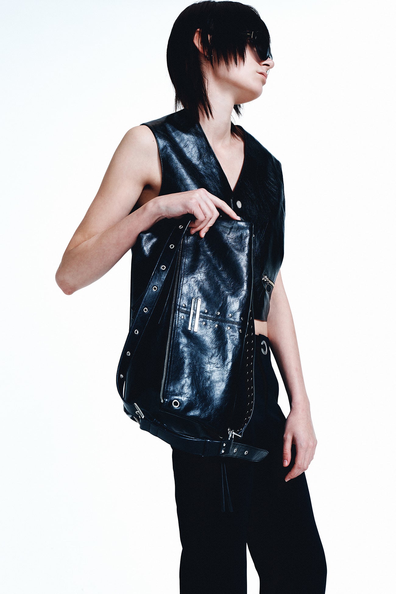 Deinet - 5way Zipper Noir Bag (Black) product image 3 | TRAB K-Fashion Australia