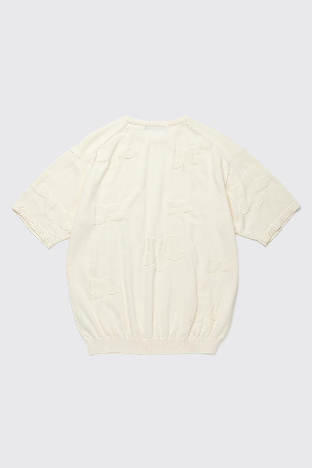 Hatchingroom - Floral Jacquard Knit V2 (Ivory) product image 2 | TRAB K-Fashion Australia