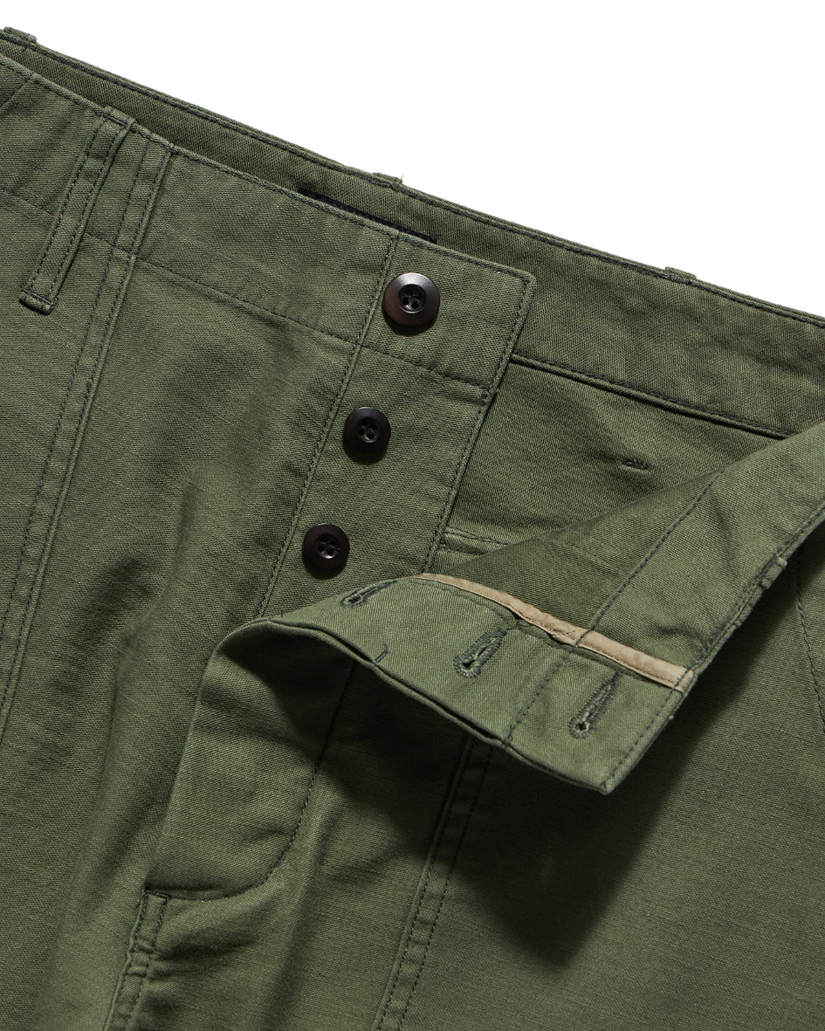 Eastlogue - Damaged Fatigue Pants (Olive Backsatin) product image 7 | TRAB K-Fashion Australia