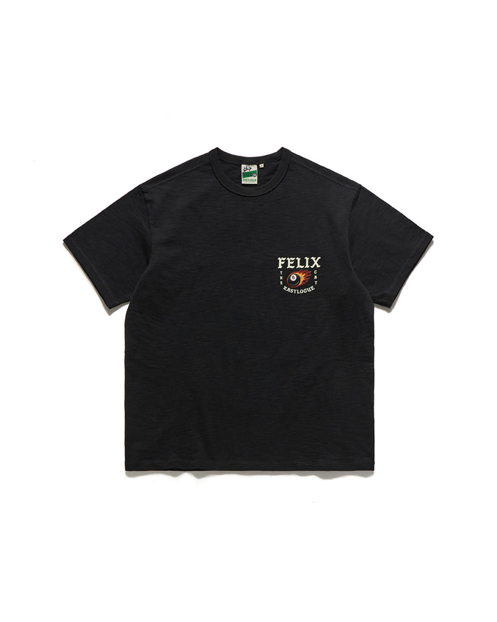Eastlogue - Felix 8-ball Juggle Embroidered T-shirts (Black) product image 2 | TRAB K-Fashion Australia