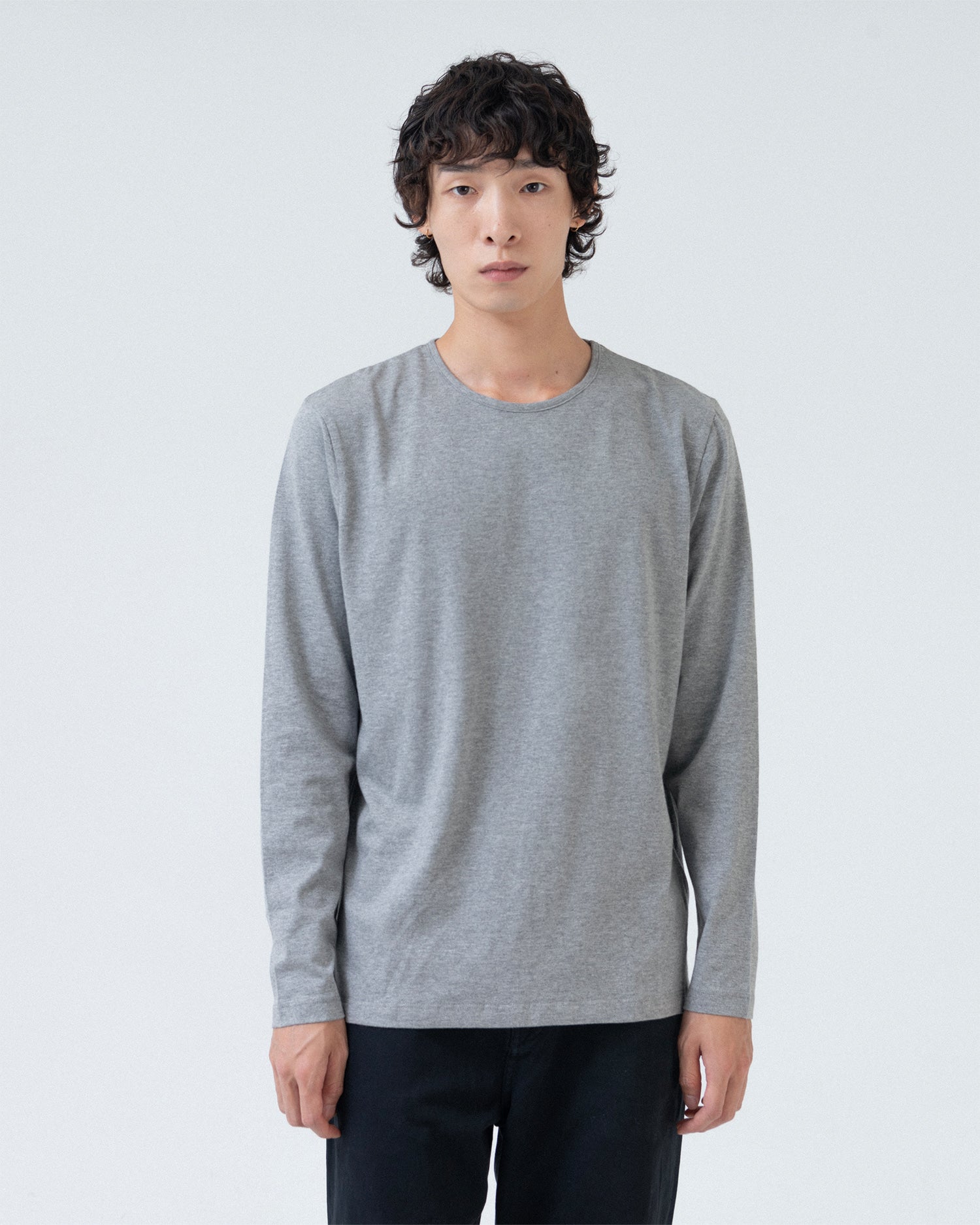 Brownyard - Essential Long Sleeve (Grey) product image 2 | TRAB K-Fashion Australia