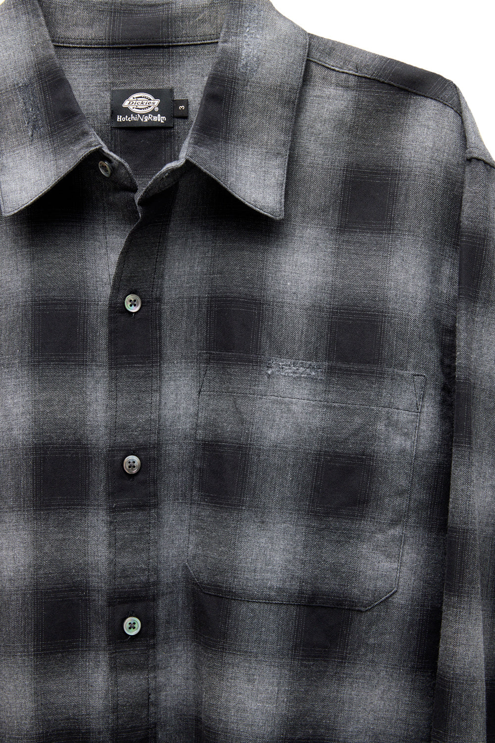 Hatchingroom - Regular Shirt Ombre Check (Charcoal) product image 3 | TRAB K-Fashion Australia