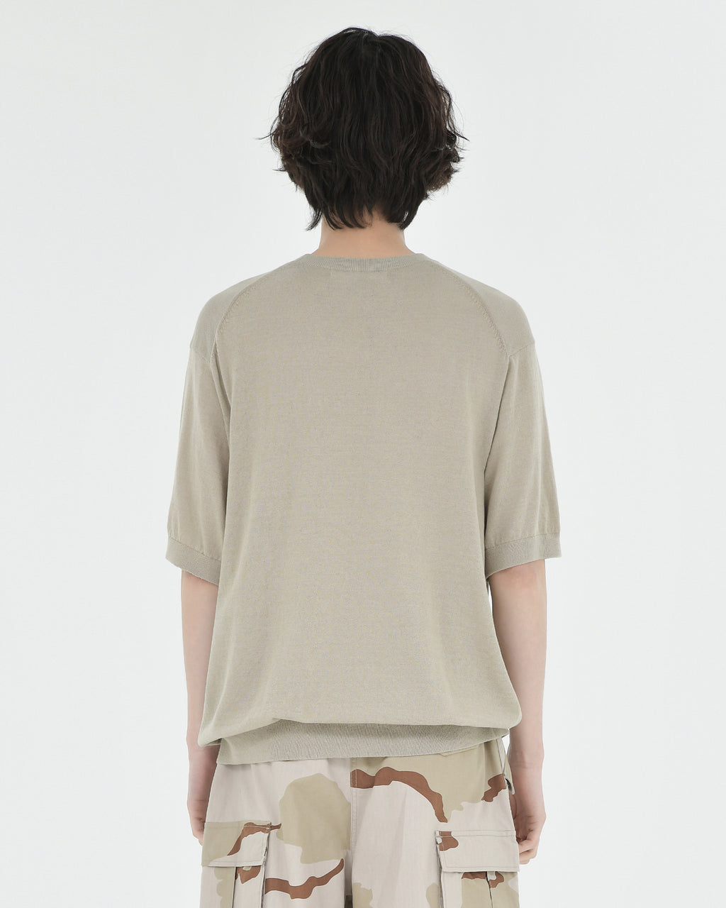 Brownyard - Supima Cotton Half Knit (Beige) product image 2 | TRAB K-Fashion Australia