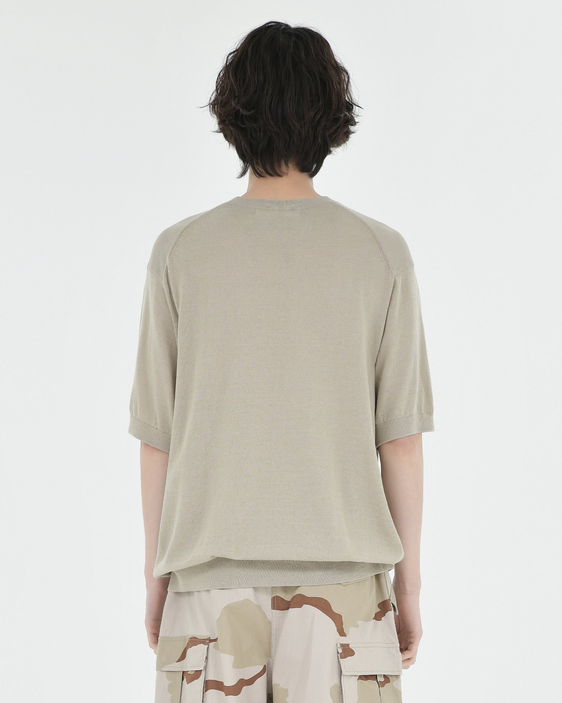 Brownyard - Supima Cotton Half Knit (Beige) product image 2 | TRAB K-Fashion Australia
