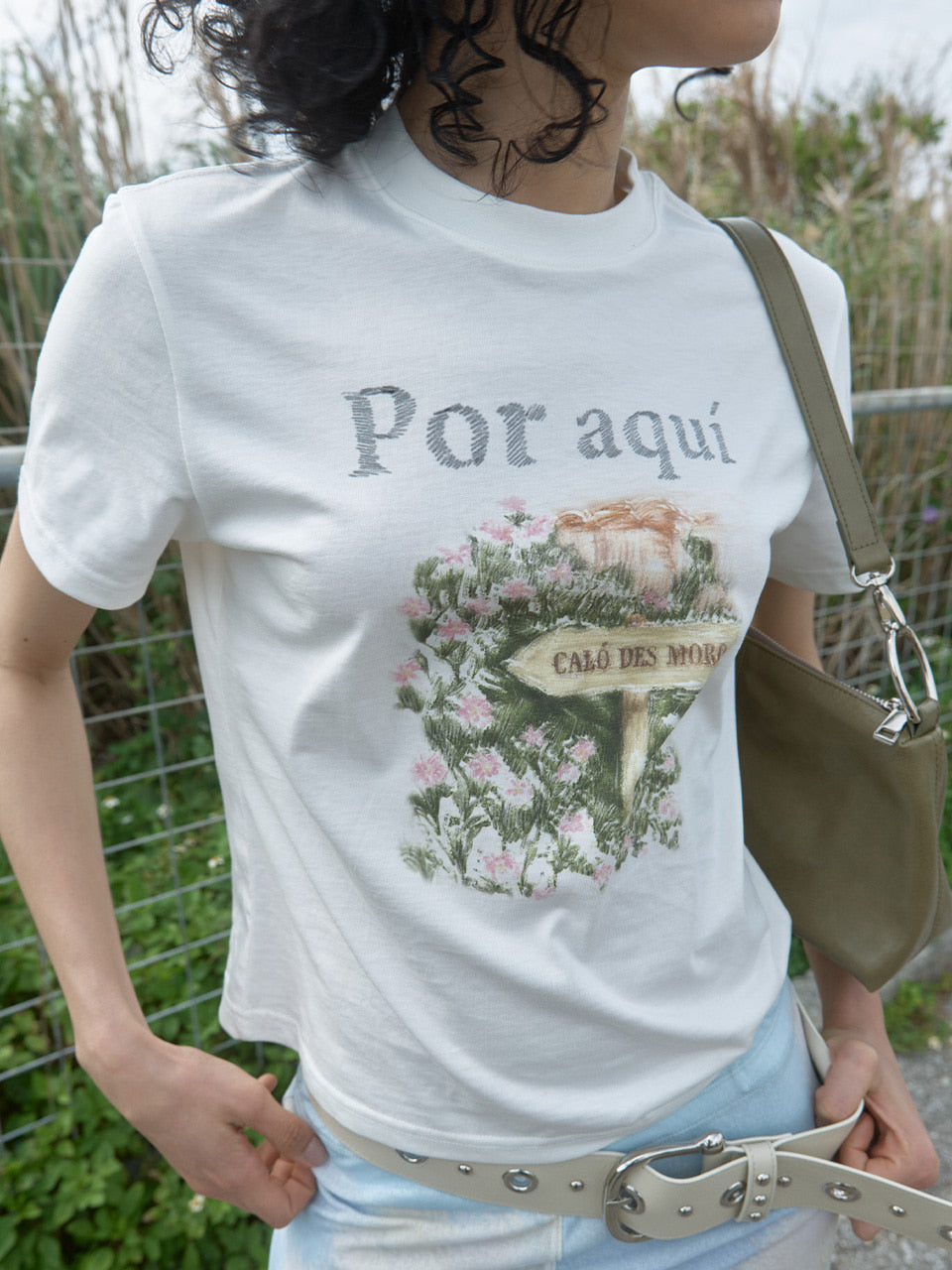 Kijun - Por Aqui Tee (Off-White) product image 3 | TRAB K-Fashion Australia