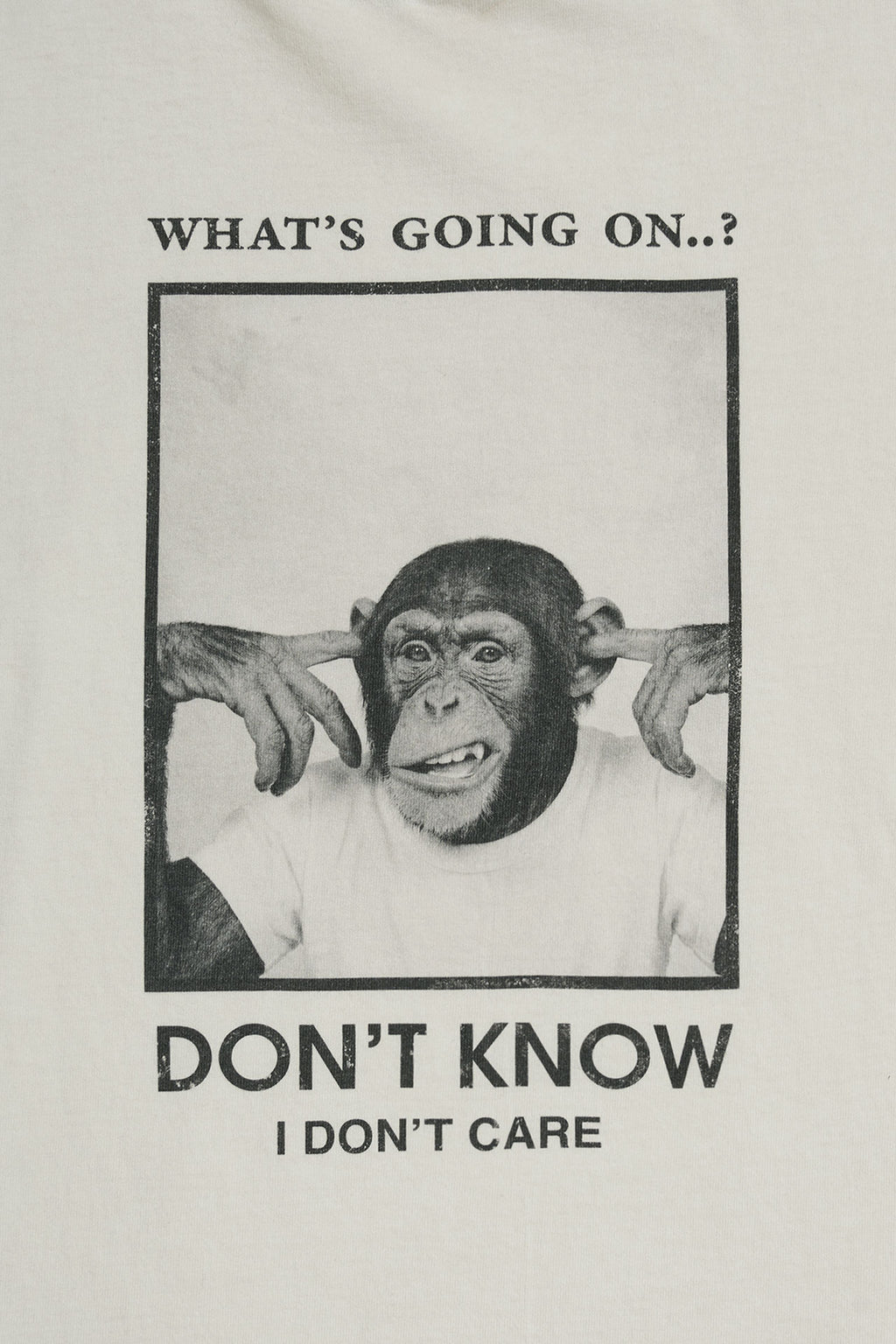 STU - Monkey T-shirt (Ivory) product image 14 | TRAB K-Fashion Australia