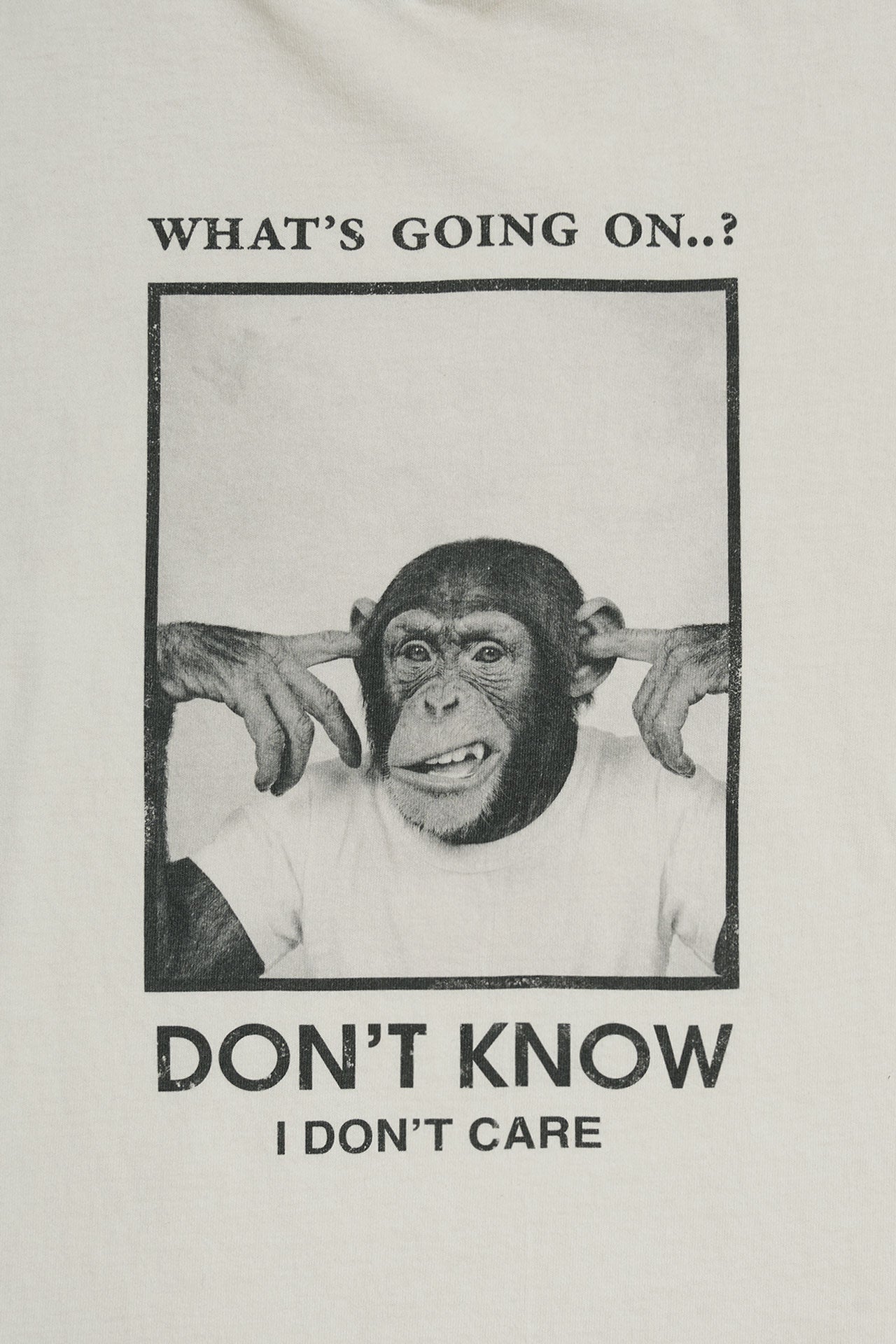 STU - Monkey T-shirt (Ivory) product image 14 | TRAB K-Fashion Australia