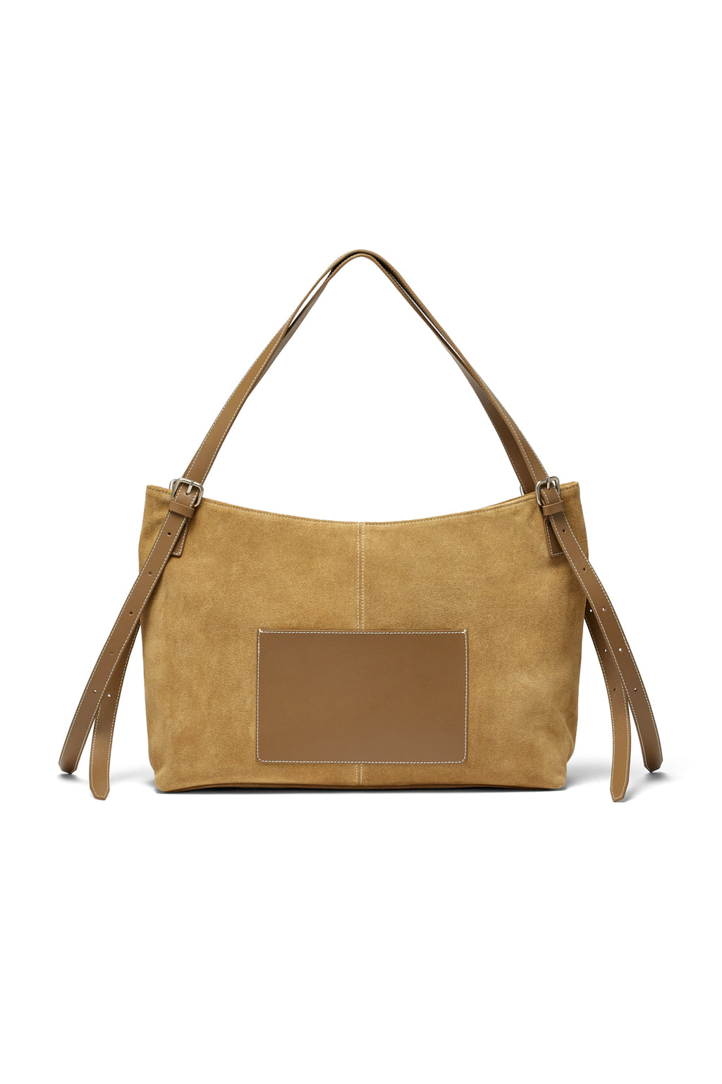 Matin Kim - Two Way Strap Suede Leather Bag (Beige) product image 2 | TRAB K-Fashion Australia