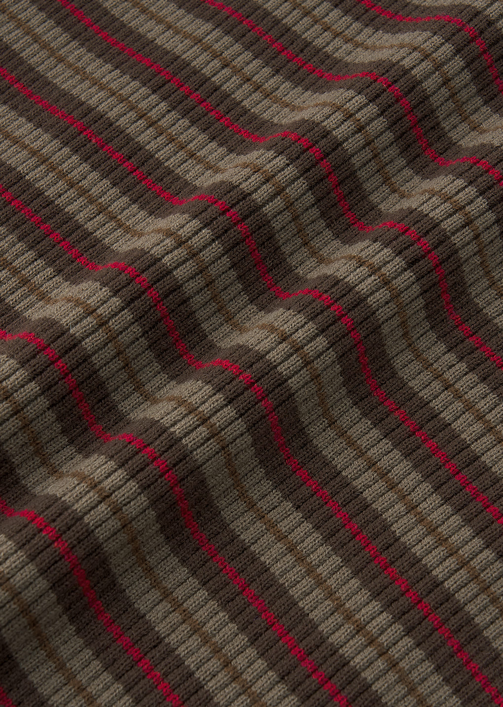 Amomento - stripe round knit (Brown) product image 9 | TRAB K-Fashion Australia