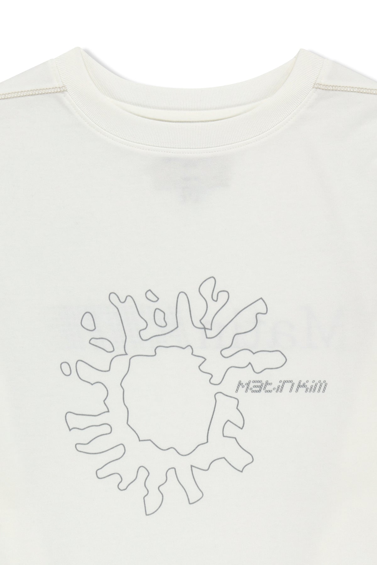 Matin Kim - Matin Pace Sunburst Graffiti Covered Top (Ivory) product image 4 | TRAB K-Fashion Australia