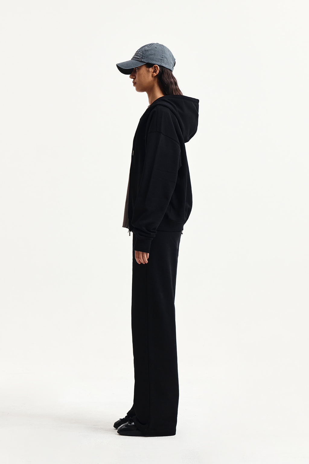 Matin Kim - Essential Logo Sweatpants (Black) product image 6 | TRAB K-Fashion Australia