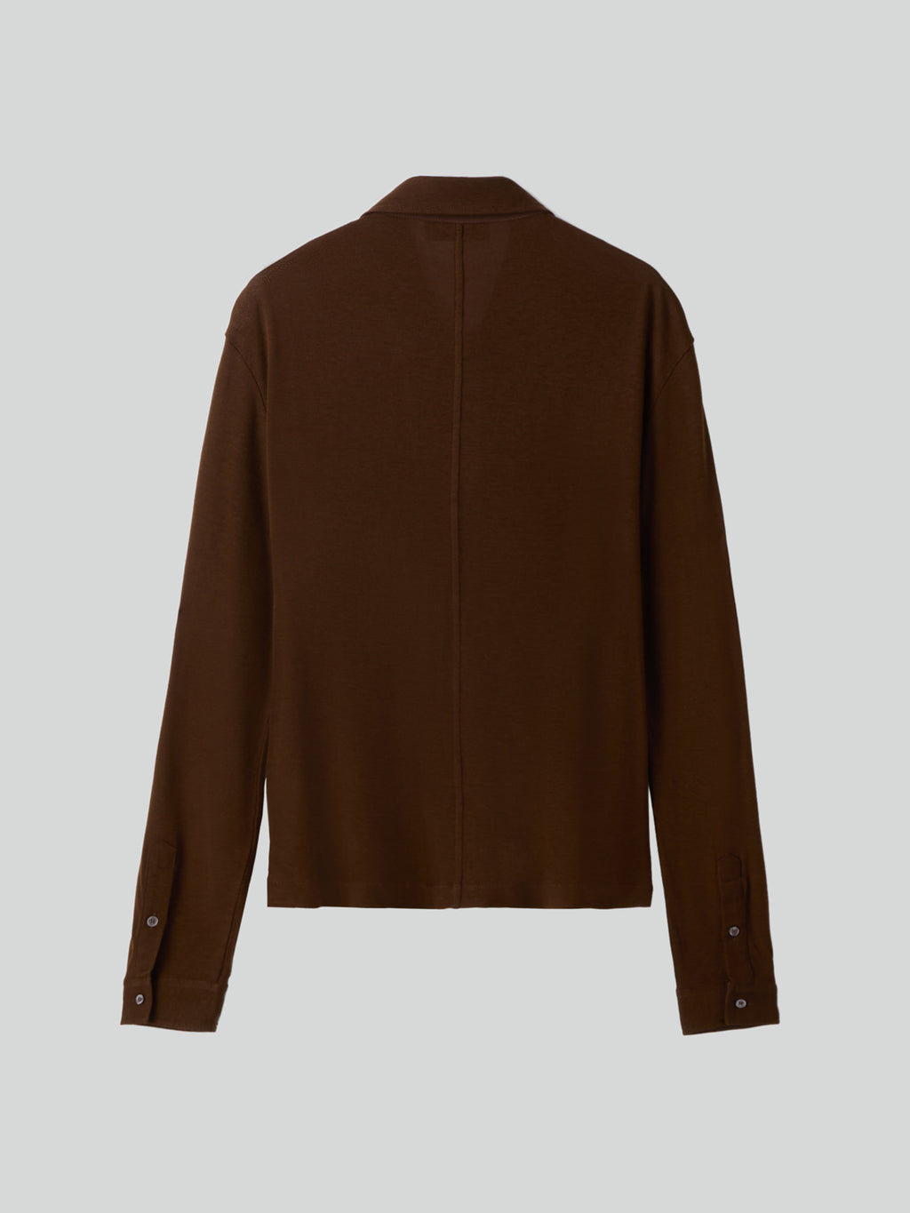 Recto - Slim Fit Jersey Shirt (Brown) product image 8 | TRAB K-Fashion Australia