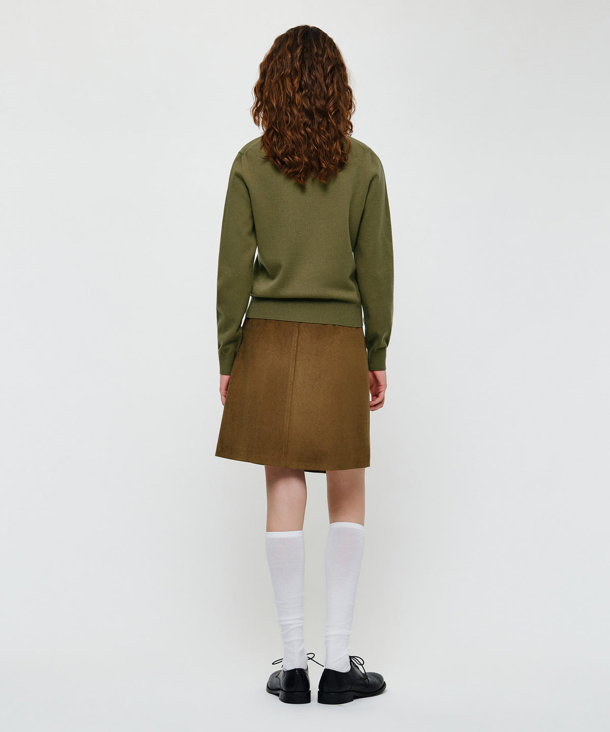 Marithe & Francois Girbaud - Suede Wrap Skirt (Camel) product image 5 | TRAB K-Fashion Australia