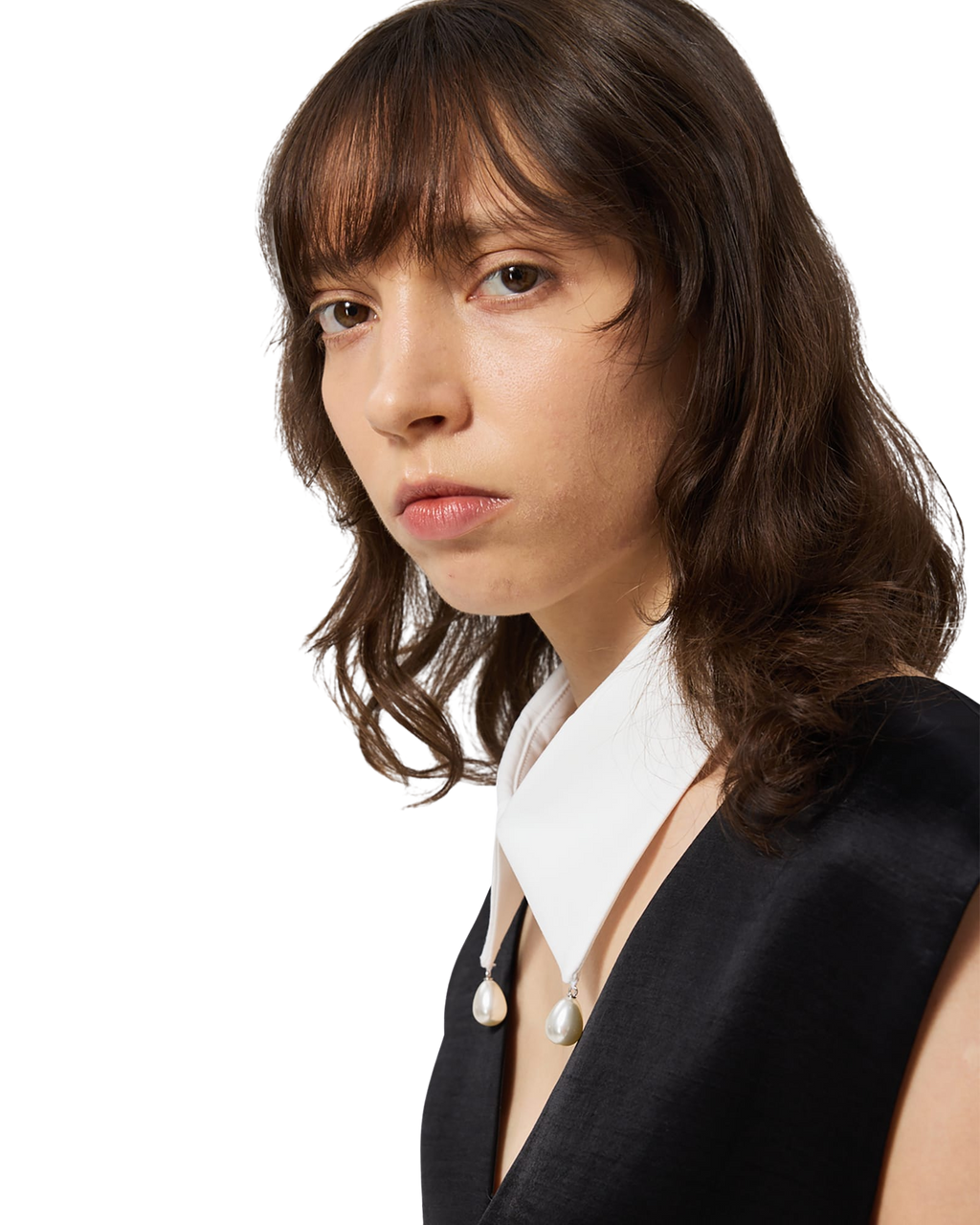 Kimhe Kim - Pearl Twins Drops Collar (White) product image 8 | TRAB K-Fashion Australia