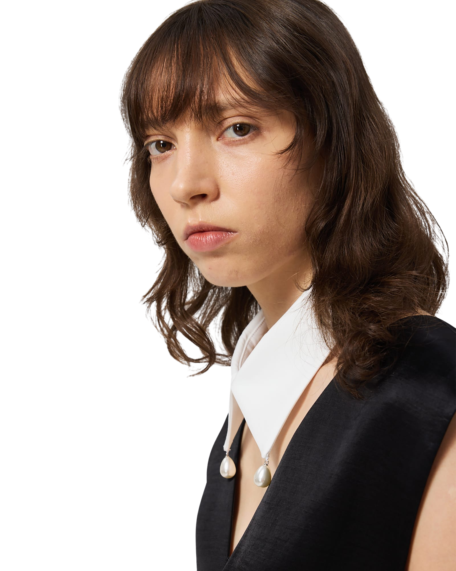 Kimhe Kim - Pearl Twins Drops Collar (White) product image 8 | TRAB K-Fashion Australia