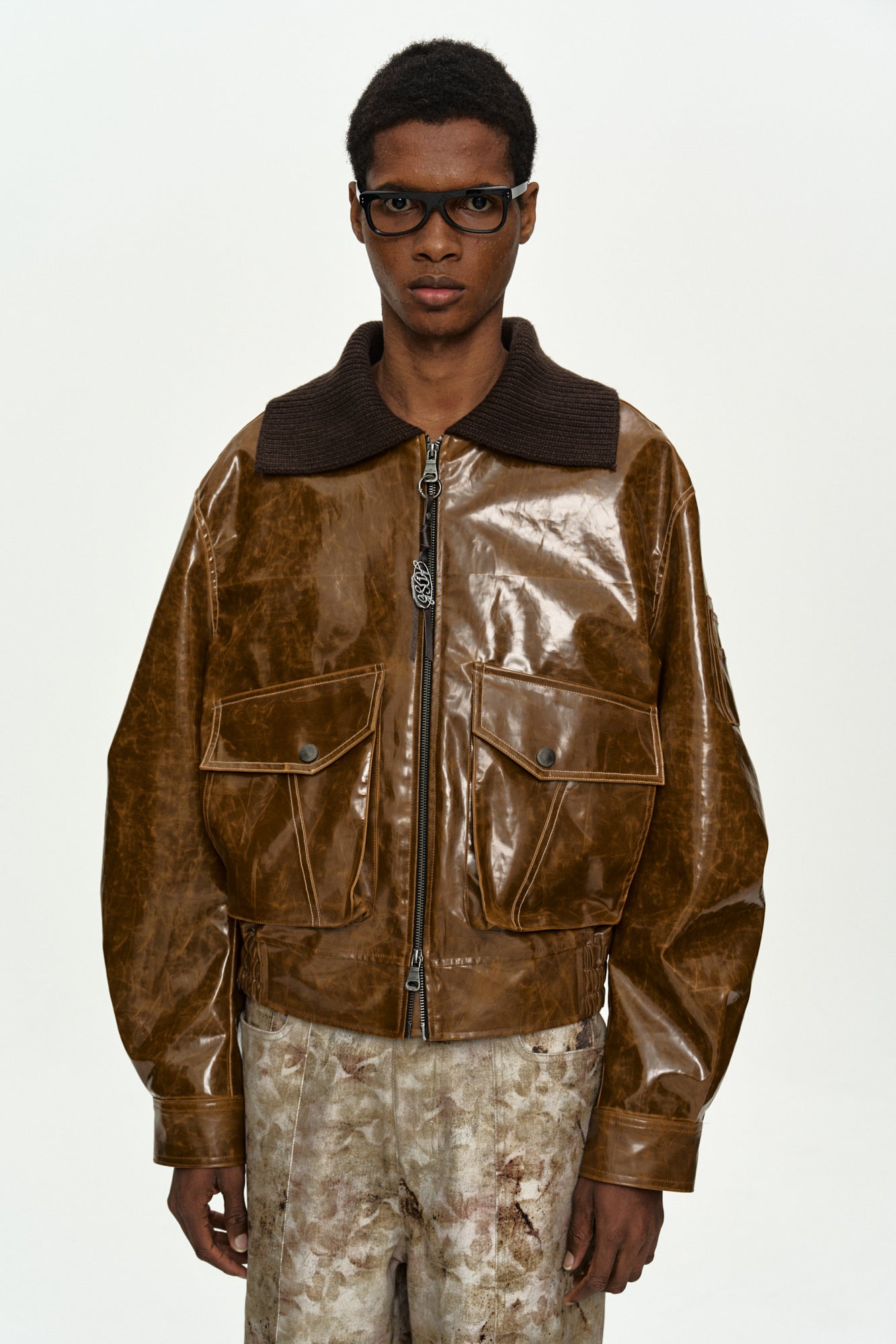 Andersson Bell - Mikoos26 Bomber Jacket (Brown) product image 9 | TRAB K-Fashion Australia