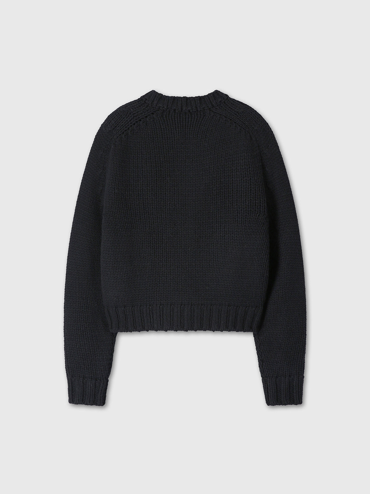Tonywack - Shetland Wool Knitted Zip Blouson (Black) product image 8 | TRAB K-Fashion Australia