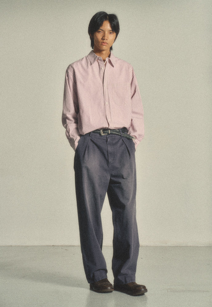 Art if acts - Stripe Shirt (Sunset Pink) product image 5 | TRAB K-Fashion Australia