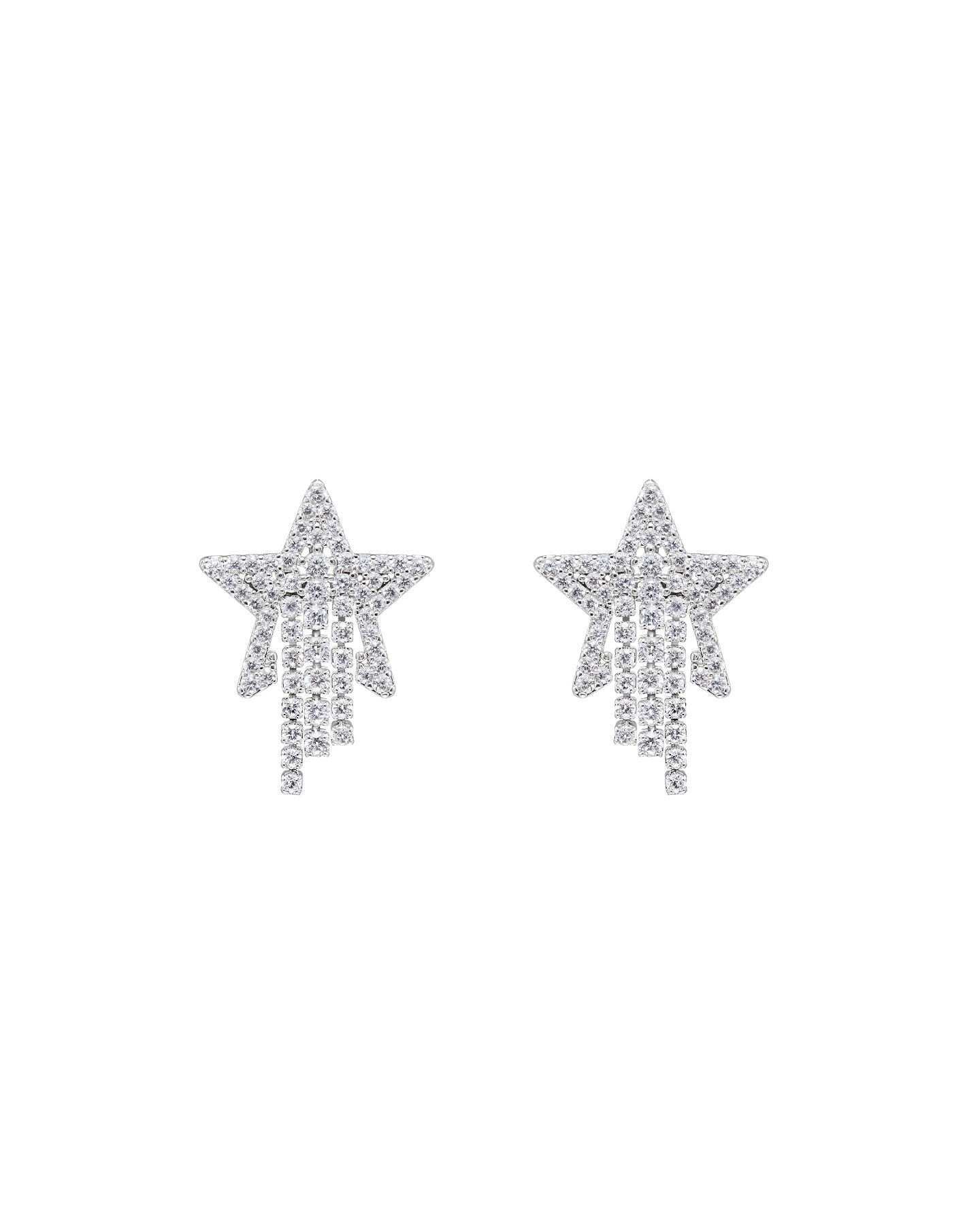 Numbering - Pave Star Drop Earrings #4112 product image 7 | TRAB K-Fashion Australia