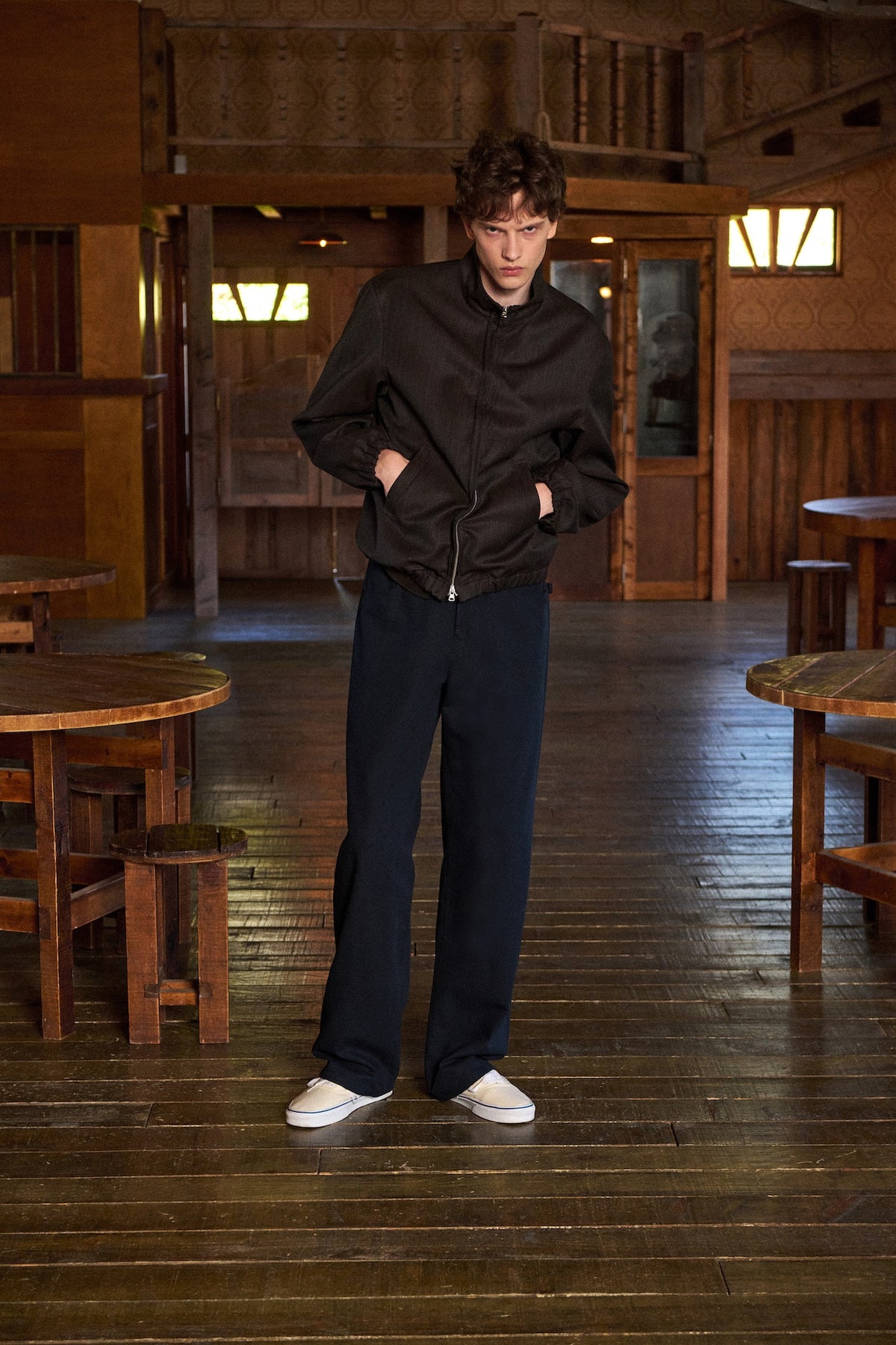 STU - Shift High-neck Jacket (Charcoal) product image 4 | TRAB K-Fashion Australia
