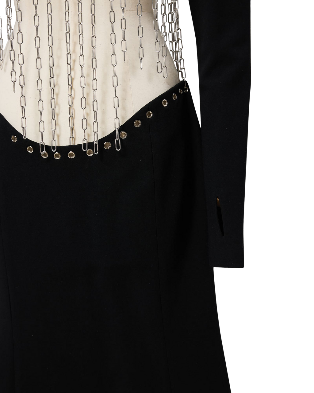 Kimhe Kim - Chain Embellished Waistless Maxi Dress (Black) product image 11 | TRAB K-Fashion Australia