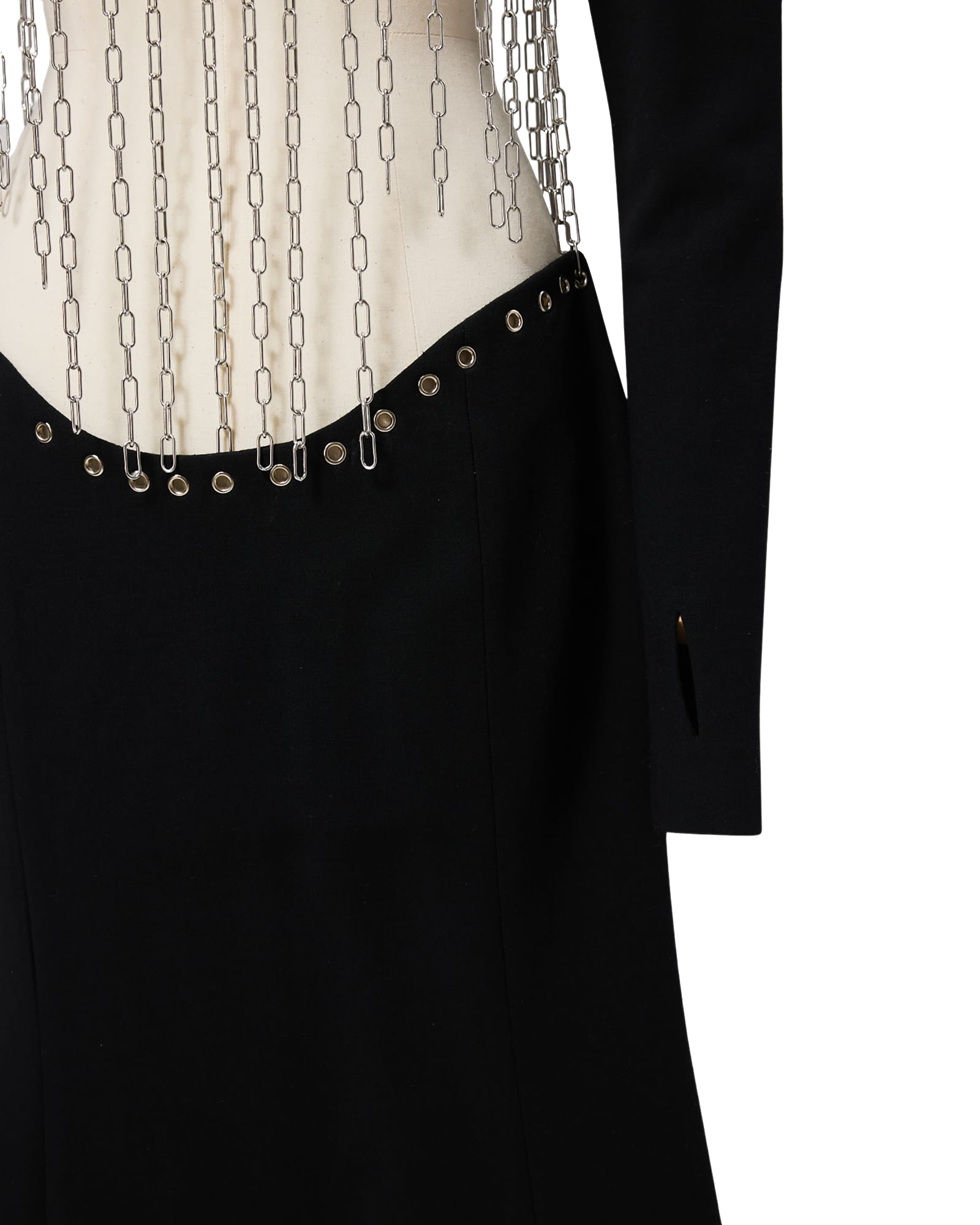 Kimhe Kim - Chain Embellished Waistless Maxi Dress (Black) product image 11 | TRAB K-Fashion Australia