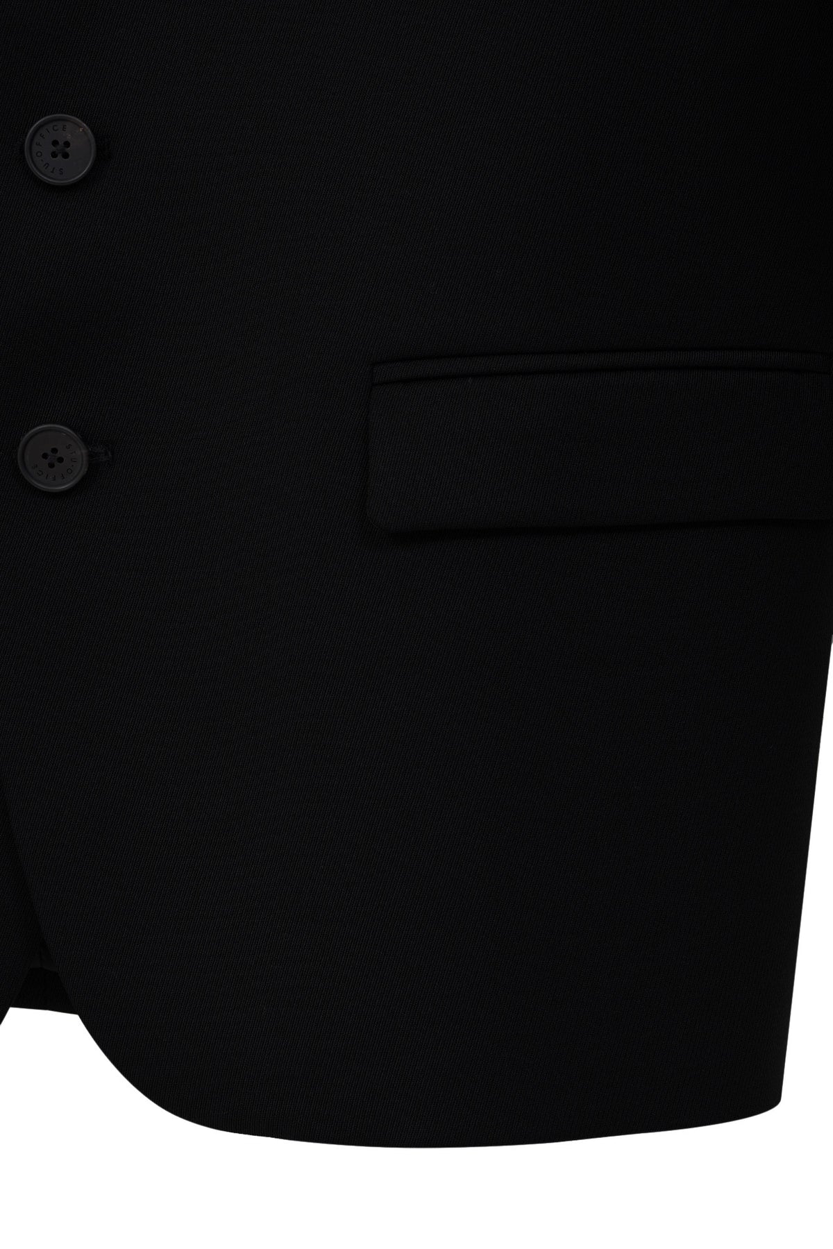 STU - Rounded Single Breasted Jacket (Black) product image 16 | TRAB K-Fashion Australia