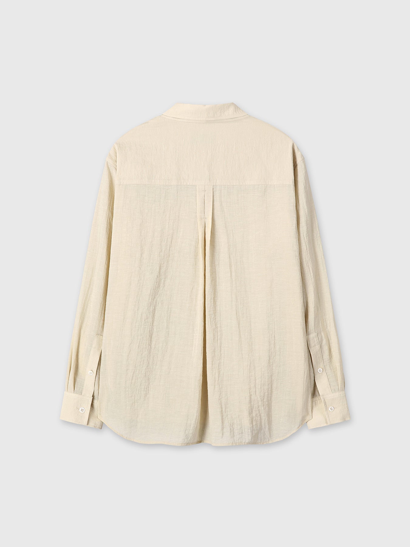 Tonywack - Linen Relaxed Fit Shirt (Beige) product image 10 | TRAB K-Fashion Australia