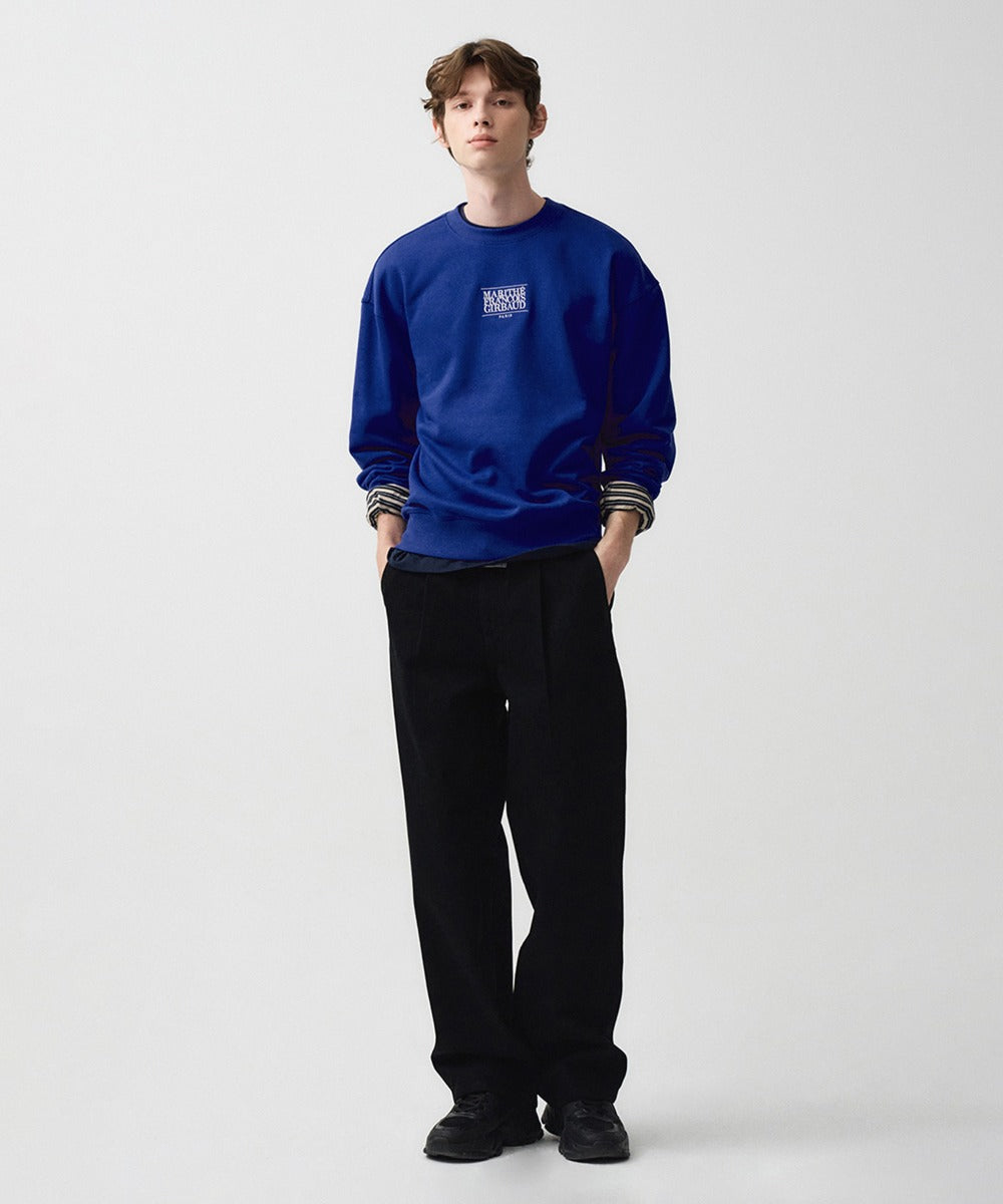 Marithe & Francois Girbaud - One Tuck Wide Fit Denim Pants (Black) product image 1 | TRAB K-Fashion Australia