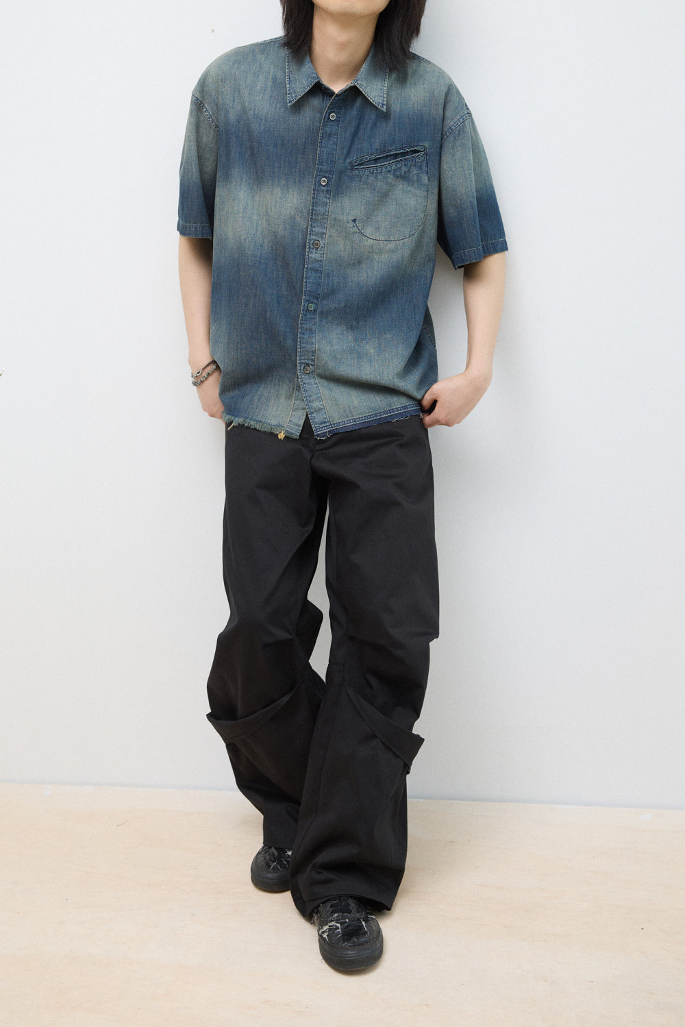 Hatchingroom - Over Shirt Denim (Blue) product image 12 | TRAB K-Fashion Australia