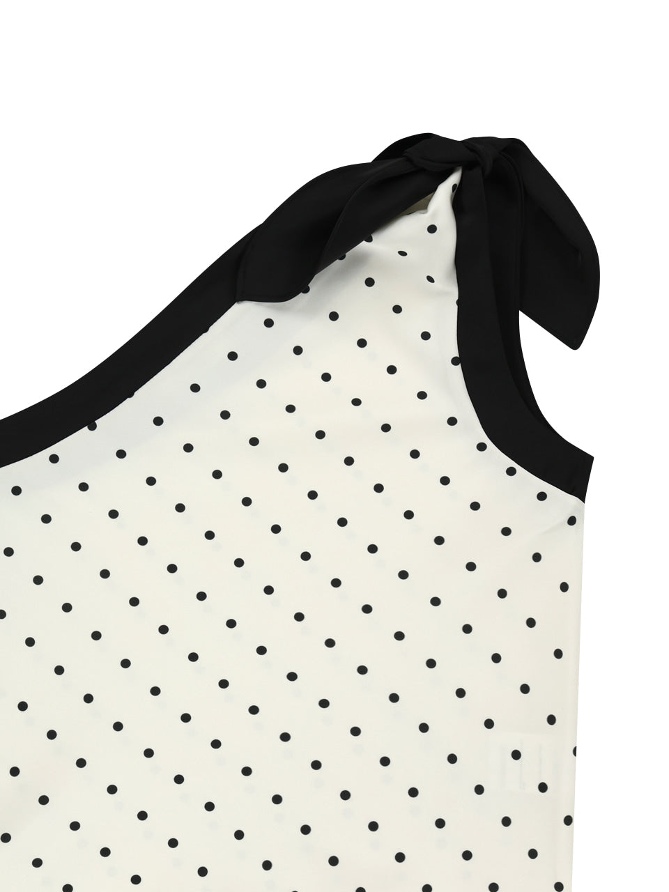Kijun - [Ships 18 June] Polka Dot Scarf Top (Ivory) product image 9 | TRAB K-Fashion Australia