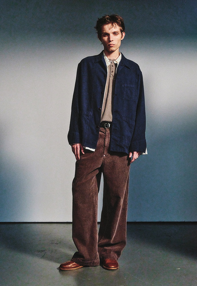 Art if acts - SILK NEP Work Jacket_Japanese Fabric (French Blue) product image 2 | TRAB K-Fashion Australia