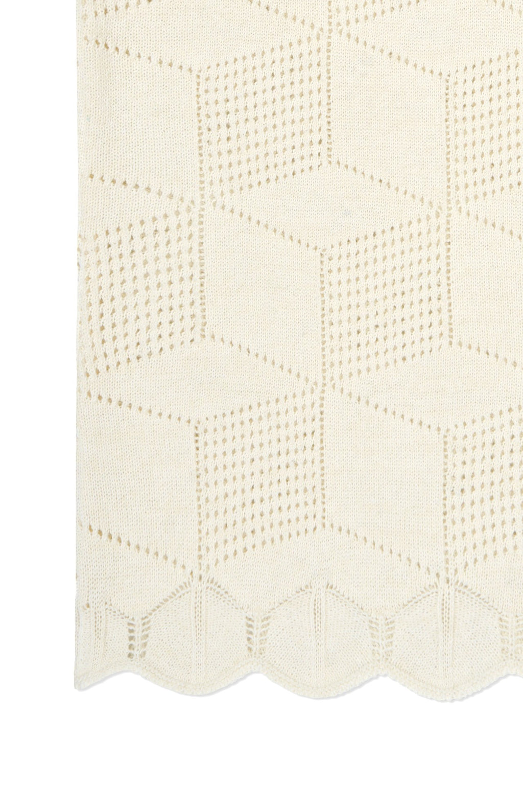 Ioedle - Architectural Infinite Hexagonal Mesh Vest (Ivory) product image 6 | TRAB K-Fashion Australia