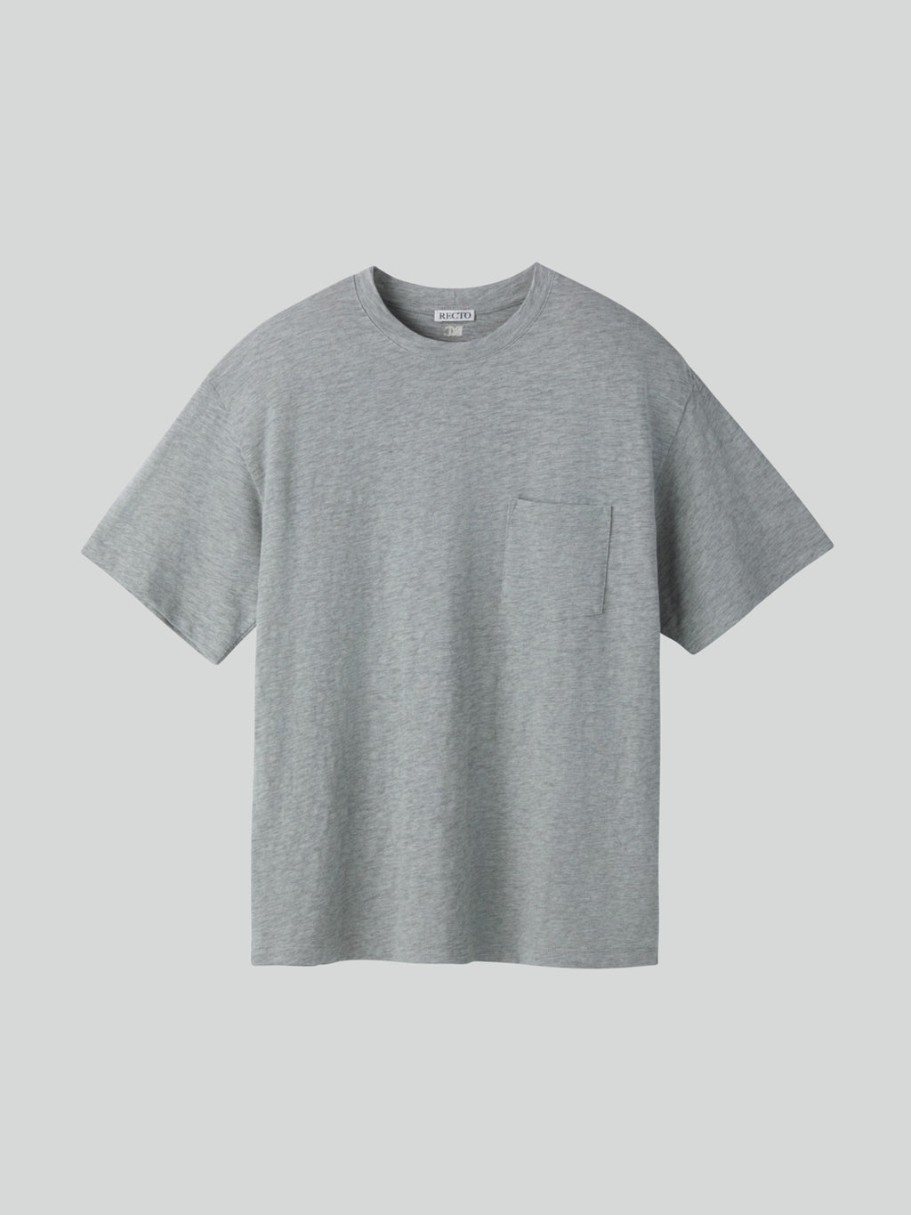 Recto - Pocket T-Shirt (Melange Grey) product image 1 | TRAB K-Fashion Australia