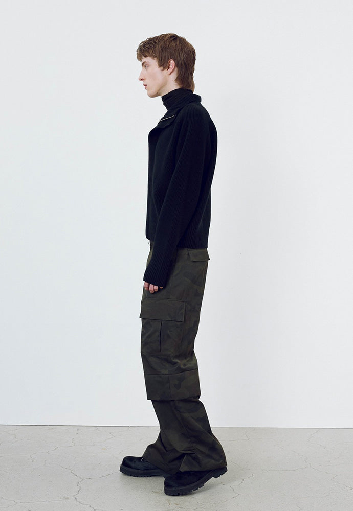 Tonywack - Camouflage Nylon Cargo Pants (Dark Olive) product image 2 | TRAB K-Fashion Australia