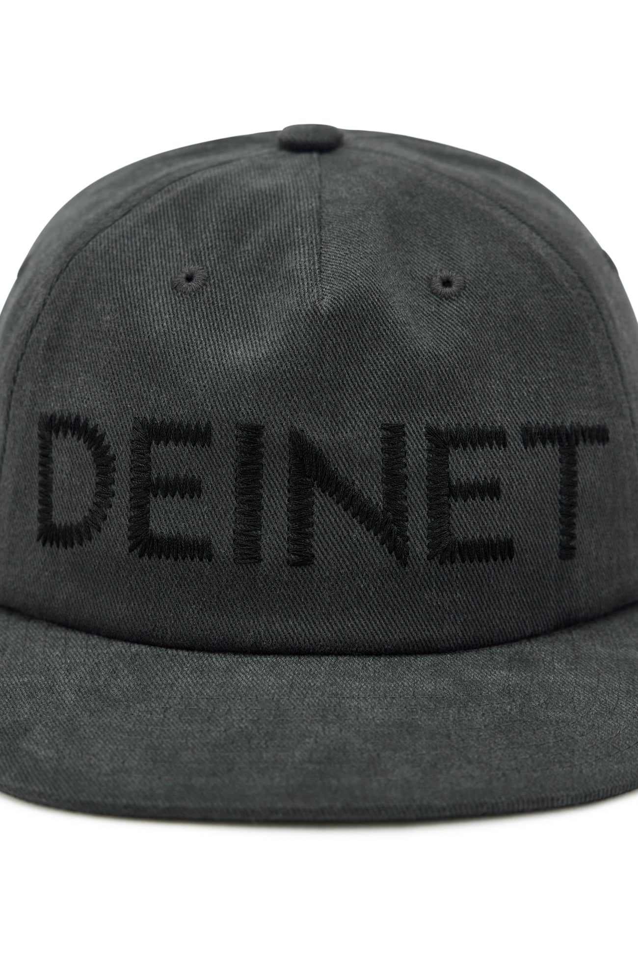 Deinet - Zigzag Logo Mini Bar Detail Cap (Charcoal) product image 4 | TRAB K-Fashion Australia
