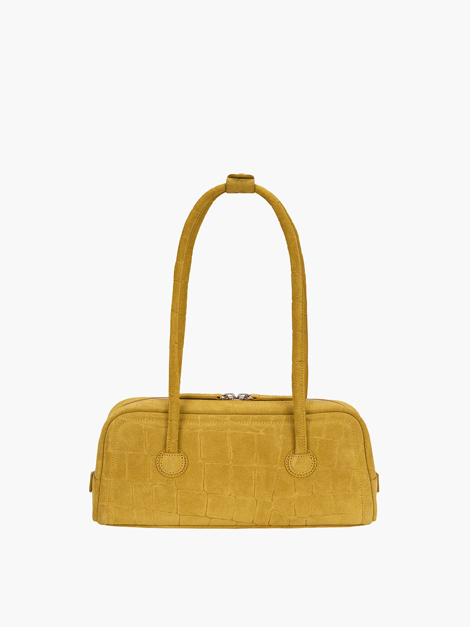 Marge Sherwood - Soft Boston Ew (Mustard Croc-Effect Suede) product image 5 | TRAB K-Fashion Australia
