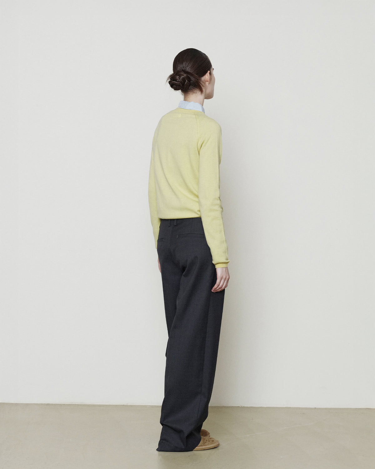 Brownyard - Super Fine Bound Neck Knit (Yellow) product image 2 | TRAB K-Fashion Australia